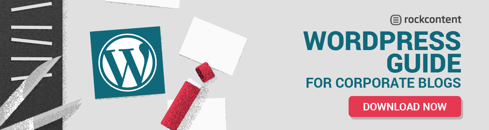 WordPress Guide for Corporate Blogs - Promotional Banner