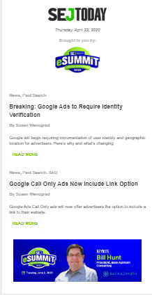 email marketing informative newsletter